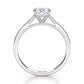 4.5g Princess Prong Setting Lab Grown Diamond Engagement Solitaire Ring IGI Certified 1.00 Ctw.