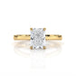 4.5g Princess Prong Setting Lab Grown Diamond Engagement Solitaire Ring IGI Certified 1.00 Ctw.
