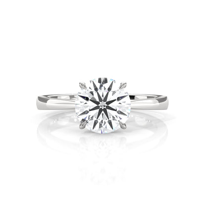 4.5g Princess Prong Setting Lab Grown Diamond Engagement Solitaire Ring IGI Certified 1.00 Ctw.