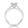 4.5g Princess Prong Setting Lab Grown Diamond Engagement Solitaire Ring IGI Certified 1.00 Ctw.