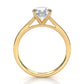 4.5g Princess Prong Setting Lab Grown Diamond Engagement Solitaire Ring IGI Certified 1.00 Ctw.