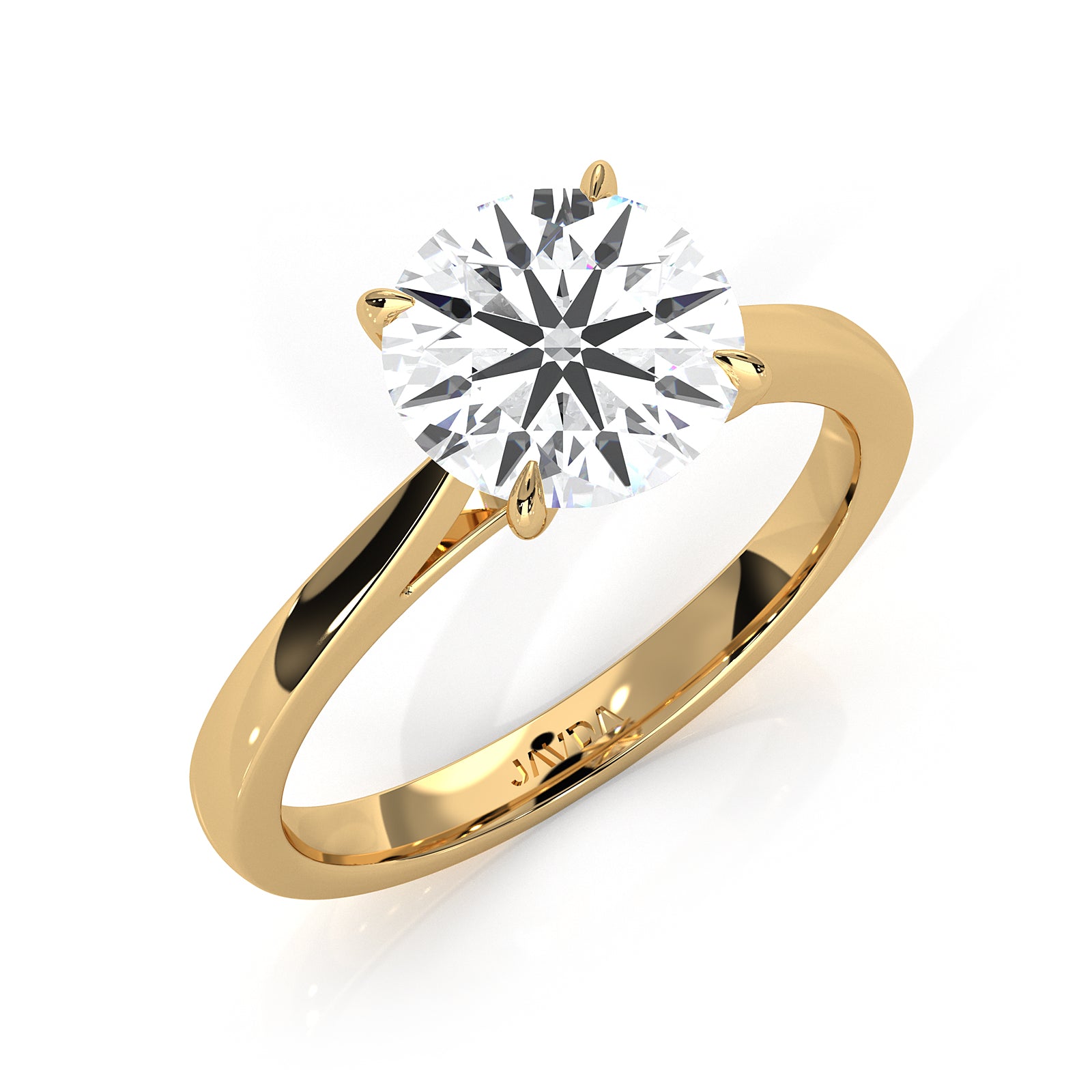 4.5g Princess Prong Setting Lab Grown Diamond Engagement Solitaire Ring IGI Certified 1.00 Ctw.
