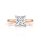 4.5g Princess Prong Setting Lab Grown Diamond Engagement Solitaire Ring IGI Certified 1.00 Ctw.