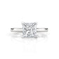 4.5g Princess Prong Setting Lab Grown Diamond Engagement Solitaire Ring IGI Certified 1.00 Ctw.