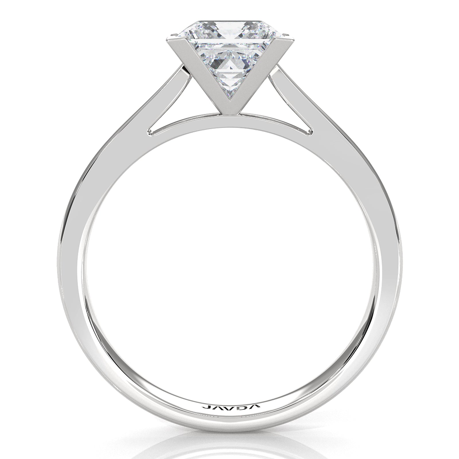 4.5g Princess Prong Setting Lab Grown Diamond Engagement Solitaire Ring IGI Certified 1.00 Ctw.