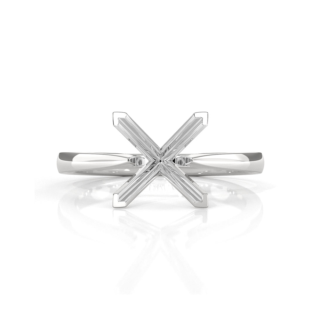 4.5g Prong Set Semi Mount Engagement Solitaire Ring Setting