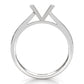 4.5g Prong Set Semi Mount Engagement Solitaire Ring Setting