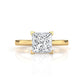 4.5g Princess Prong Setting Lab Grown Diamond Engagement Solitaire Ring IGI Certified 1.00 Ctw.