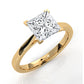 4.5g Princess Prong Setting Lab Grown Diamond Engagement Solitaire Ring IGI Certified 1.00 Ctw.