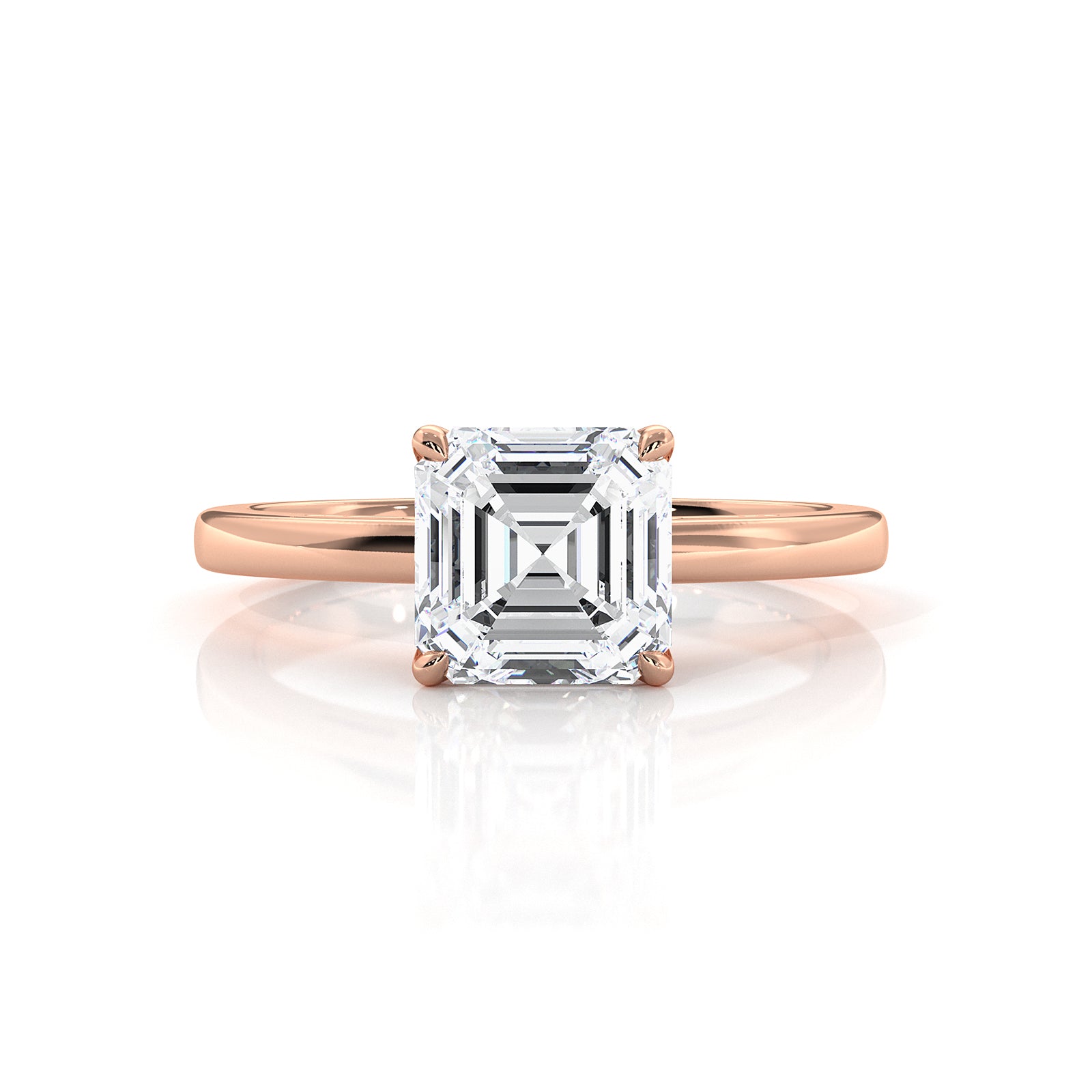 4.5g Lab Grown Diamond 6 Prong Solitaire Engagement Setting IGI Certified Ring 1.00 Ctw.