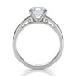 4.5g Lab Grown Diamond 6 Prong Solitaire Engagement Setting IGI Certified Ring 1.00 Ctw.