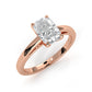 4.5g Lab Grown Diamond 6 Prong Solitaire Engagement Setting IGI Certified Ring 1.00 Ctw.