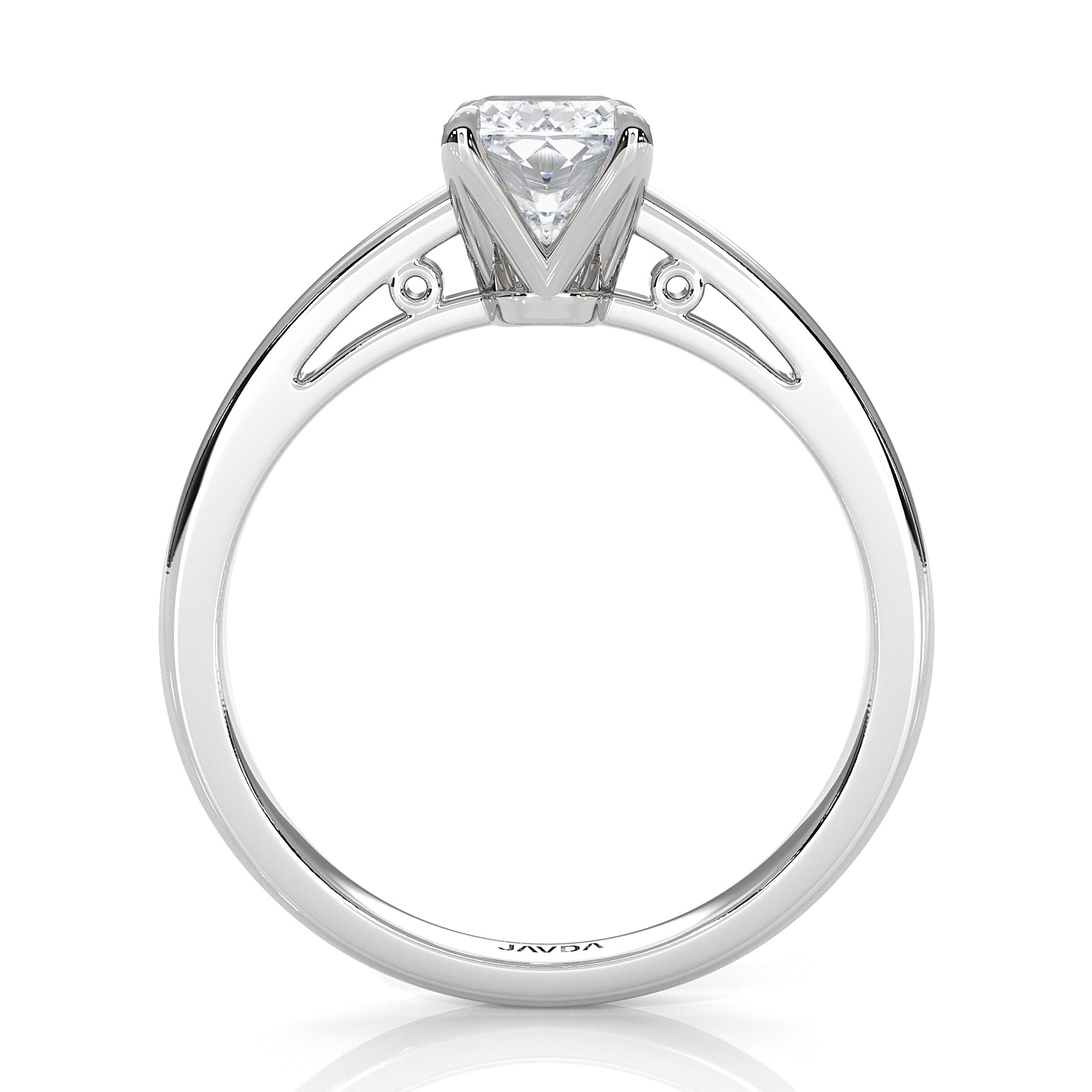 4.5g Lab Grown Diamond 6 Prong Solitaire Engagement Setting IGI Certified Ring 1.00 Ctw.