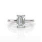 4.5g Lab Grown Diamond 6 Prong Solitaire Engagement Setting IGI Certified Ring 1.00 Ctw.
