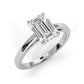 4.5g Lab Grown Diamond 6 Prong Solitaire Engagement Setting IGI Certified Ring 1.00 Ctw.