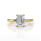 4.5g Lab Grown Diamond 6 Prong Solitaire Engagement Setting IGI Certified Ring 1.00 Ctw.