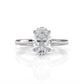 4.5g Lab Grown Diamond 6 Prong Solitaire Engagement Setting IGI Certified Ring 1.00 Ctw.