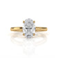 4.5g Lab Grown Diamond 6 Prong Solitaire Engagement Setting IGI Certified Ring 1.00 Ctw.