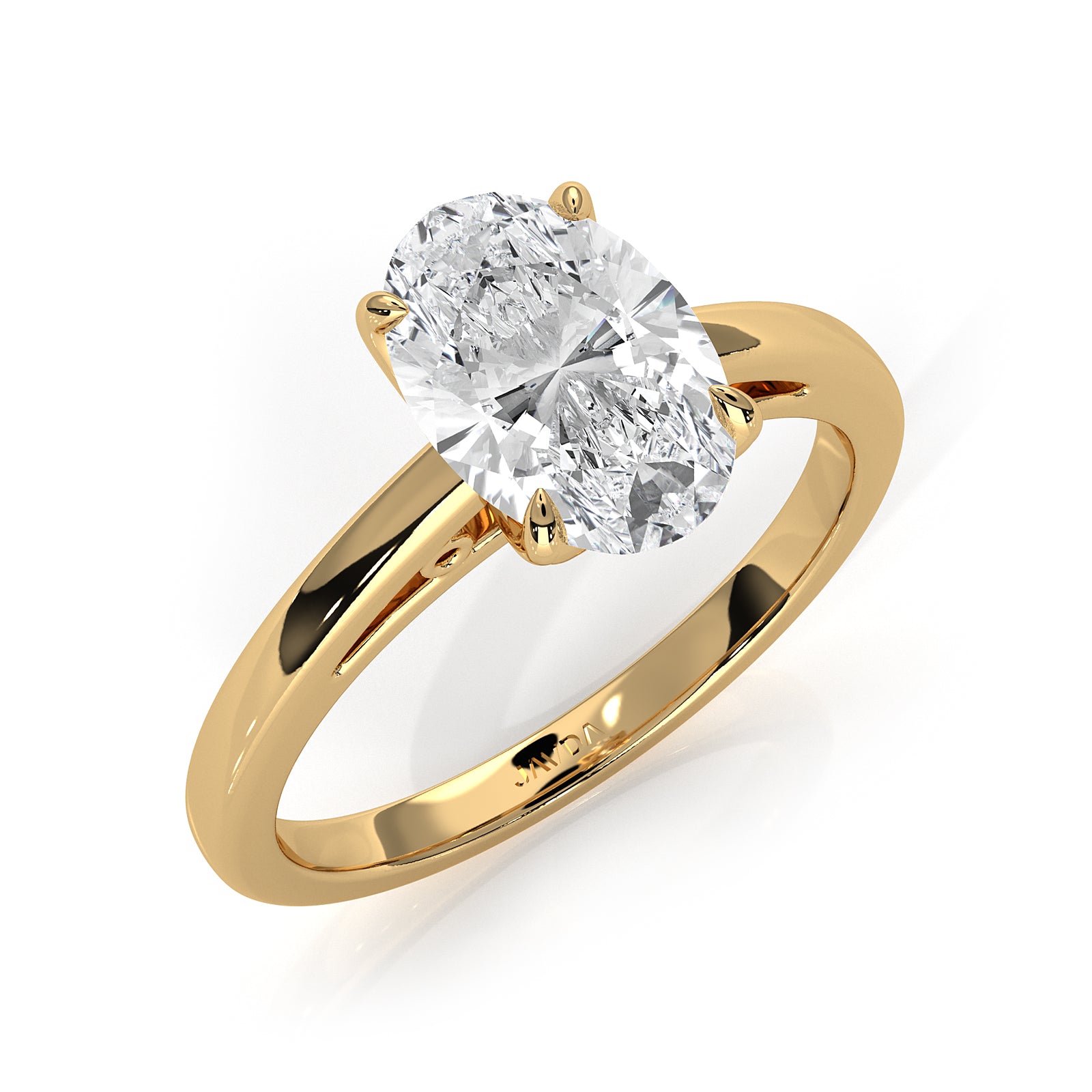 4.5g Lab Grown Diamond 6 Prong Solitaire Engagement Setting IGI Certified Ring 1.00 Ctw.