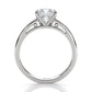 4.5g Lab Grown Diamond 6 Prong Solitaire Engagement Setting IGI Certified Ring 1.00 Ctw.