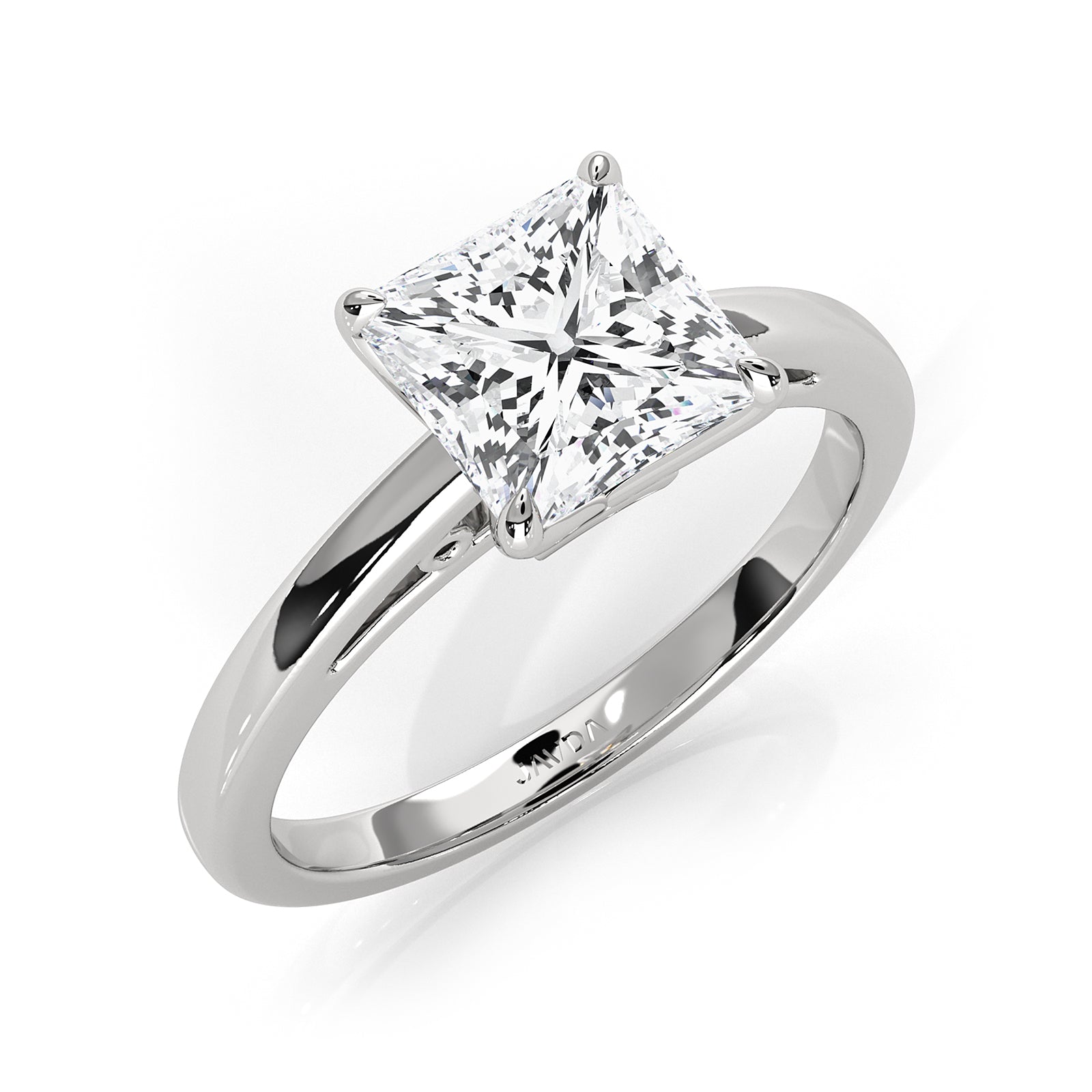 4.5g Lab Grown Diamond 6 Prong Solitaire Engagement Setting IGI Certified Ring 1.00 Ctw.