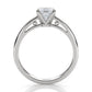 4.5g Lab Grown Diamond 6 Prong Solitaire Engagement Setting IGI Certified Ring 1.00 Ctw.