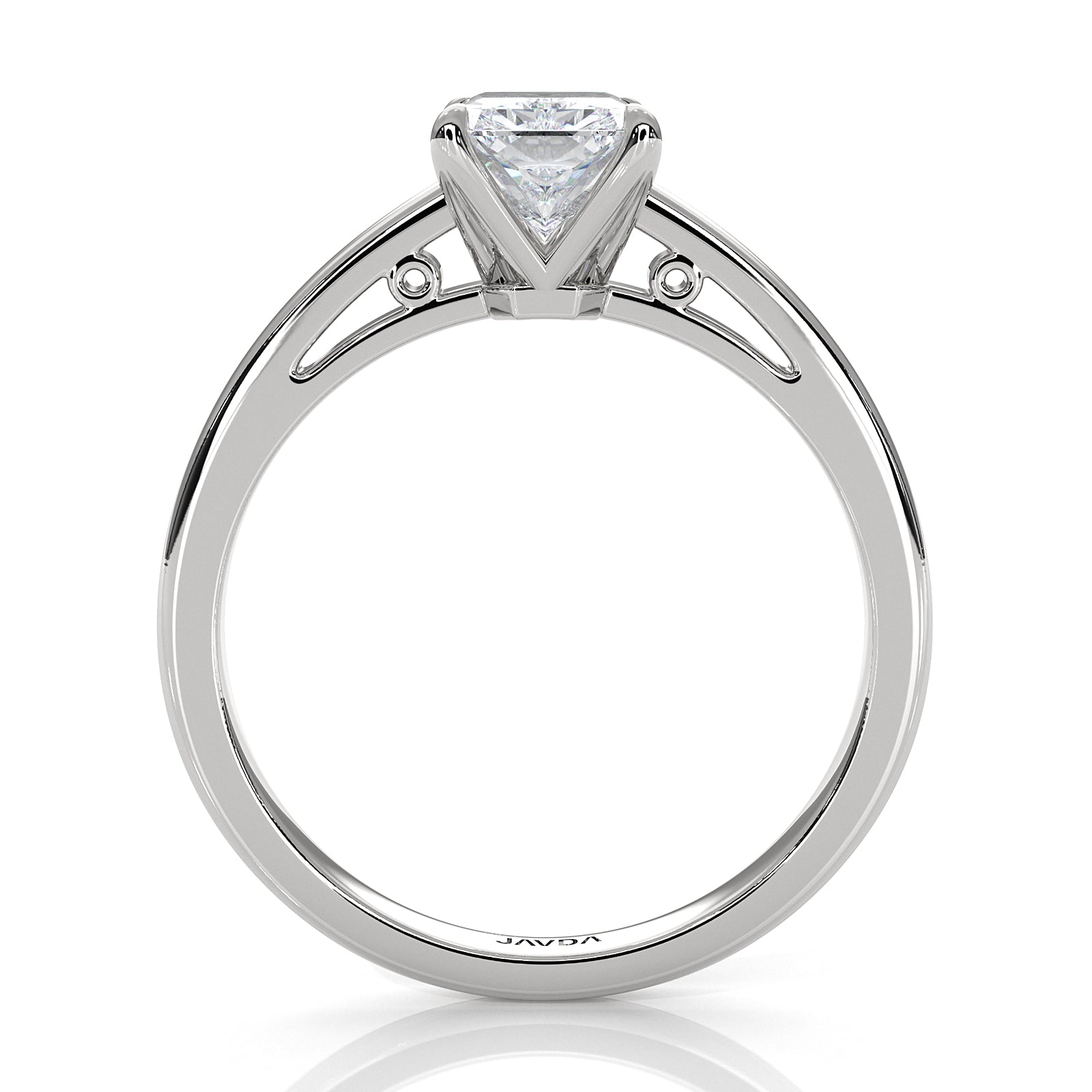 4.5g Lab Grown Diamond 6 Prong Solitaire Engagement Setting IGI Certified Ring 1.00 Ctw.