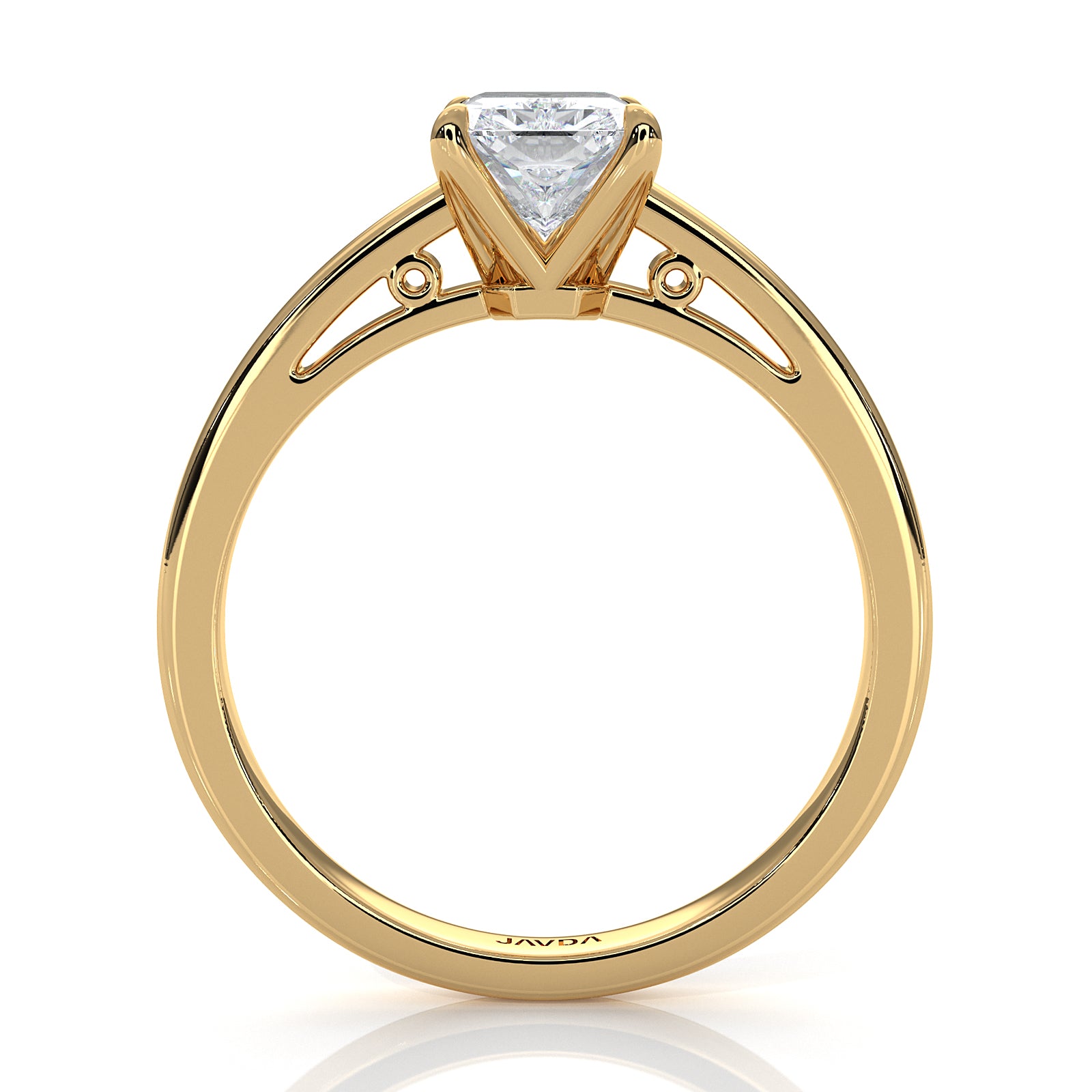 4.5g Lab Grown Diamond 6 Prong Solitaire Engagement Setting IGI Certified Ring 1.00 Ctw.