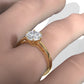 4.5g Lab Grown Diamond 6 Prong Solitaire Engagement Setting IGI Certified Ring 1.00 Ctw.