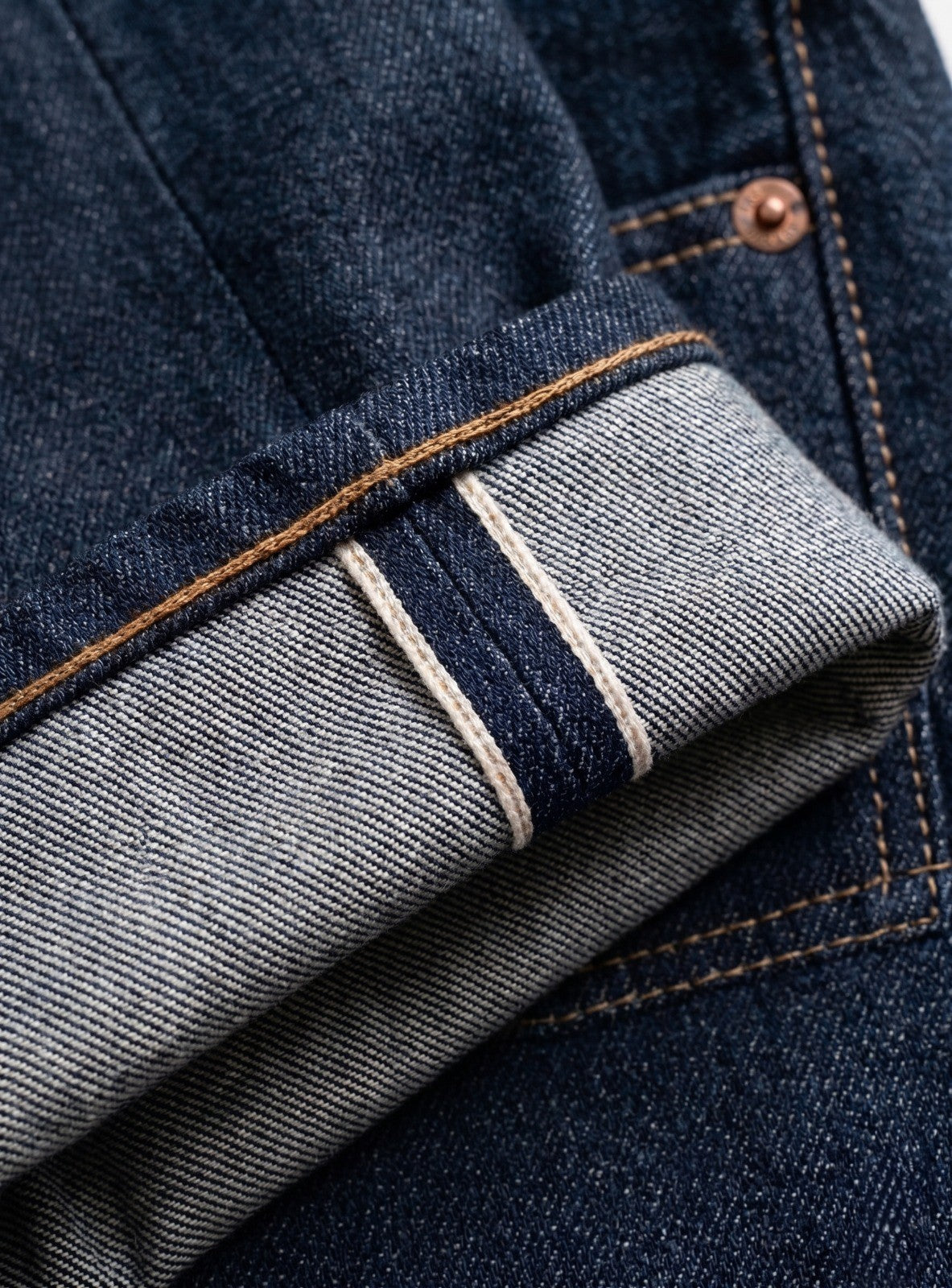 JAVDA Heritage Raw Selvedge Denim – Wide-Leg Workwear Fit