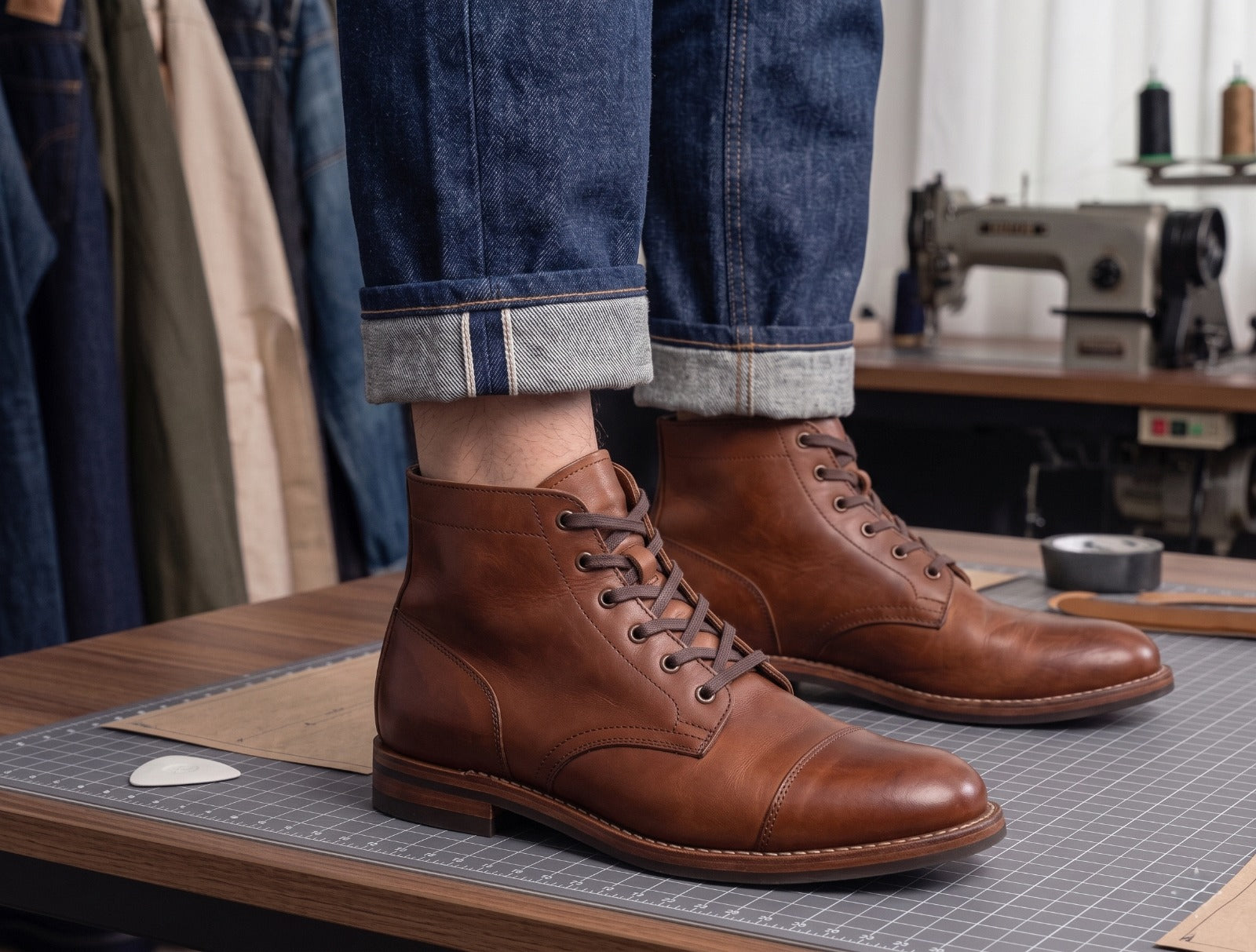 JAVDA Heritage Denim Cargo – Tailored Fit with Custom Hardware