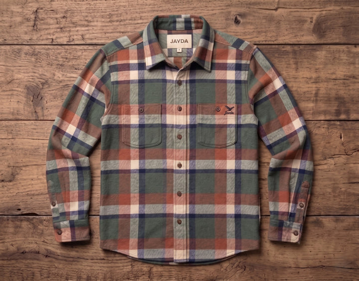 JAVDA Heritage Plaid Flannel – Signature Brushed Cotton