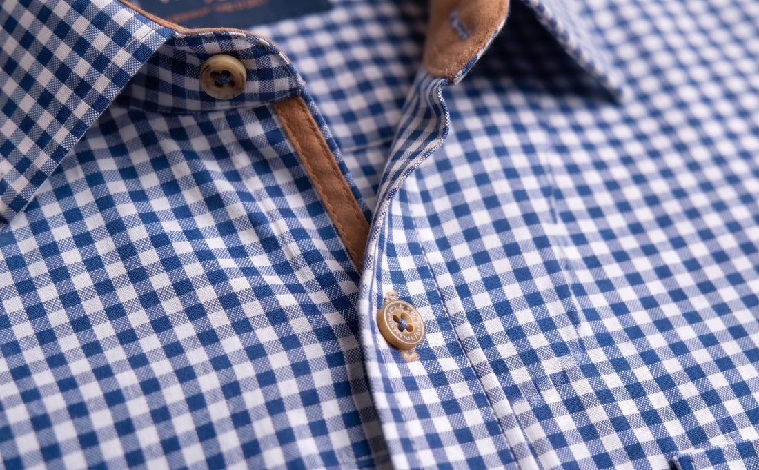 Javda Signature Navy Gingham "Tailor’s Edition" Shirt