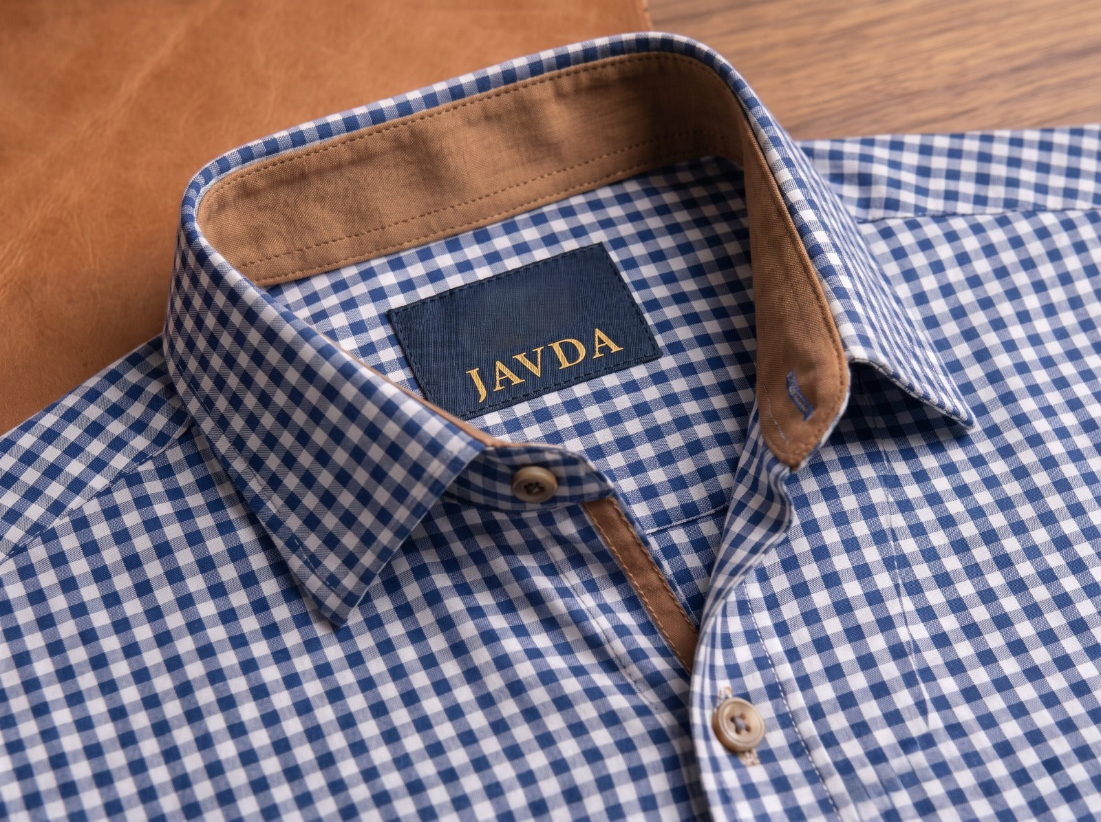 Javda Signature Navy Gingham "Tailor’s Edition" Shirt