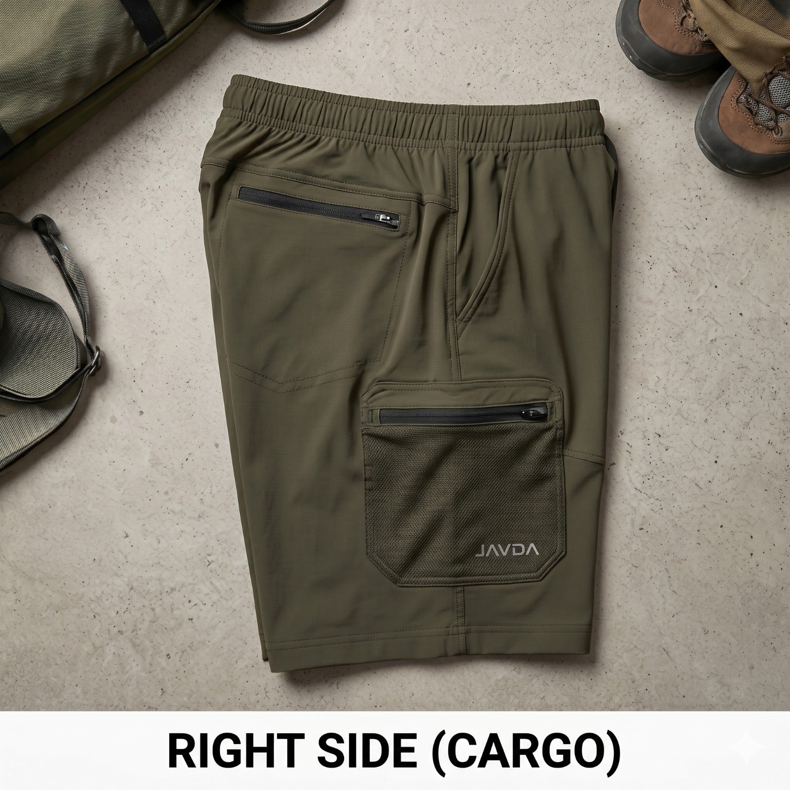 Javda Hybrid Expedition Cargo Shorts – Olive Drab