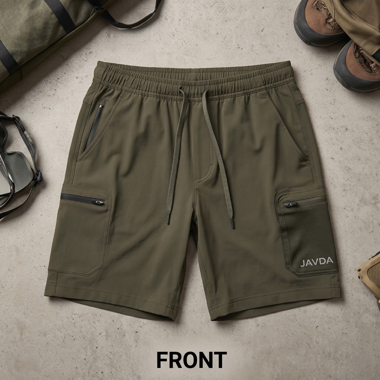 Javda Hybrid Expedition Cargo Shorts – Olive Drab