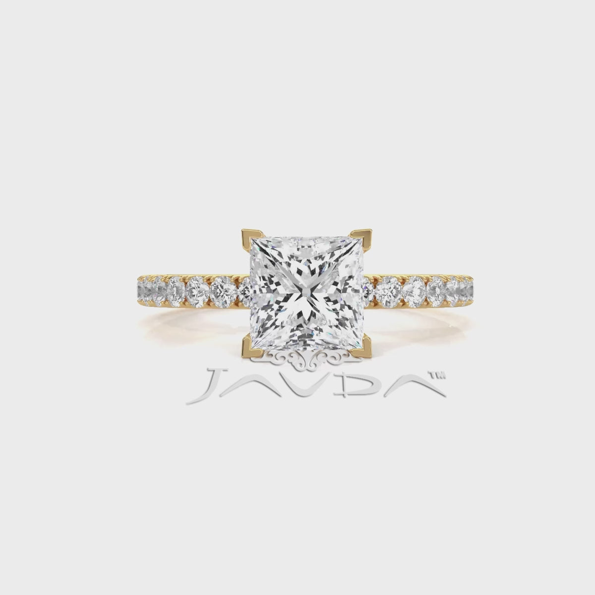 Round Lab Grown Diamond Engagement Prong Setting Ring IGI Certified 1.47 Ctw.