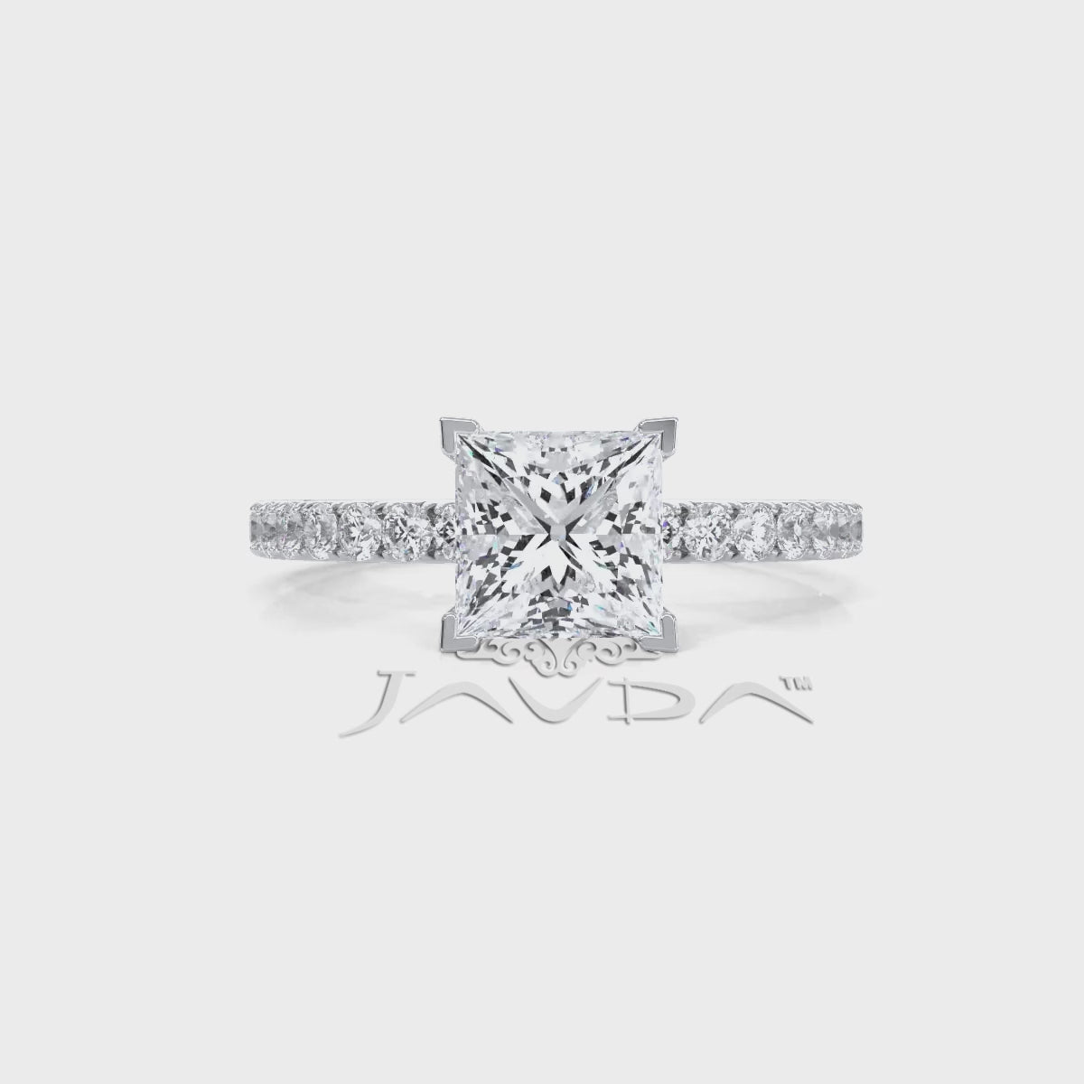 Round Lab Grown Diamond Engagement Prong Setting Ring IGI Certified 1.47 Ctw.