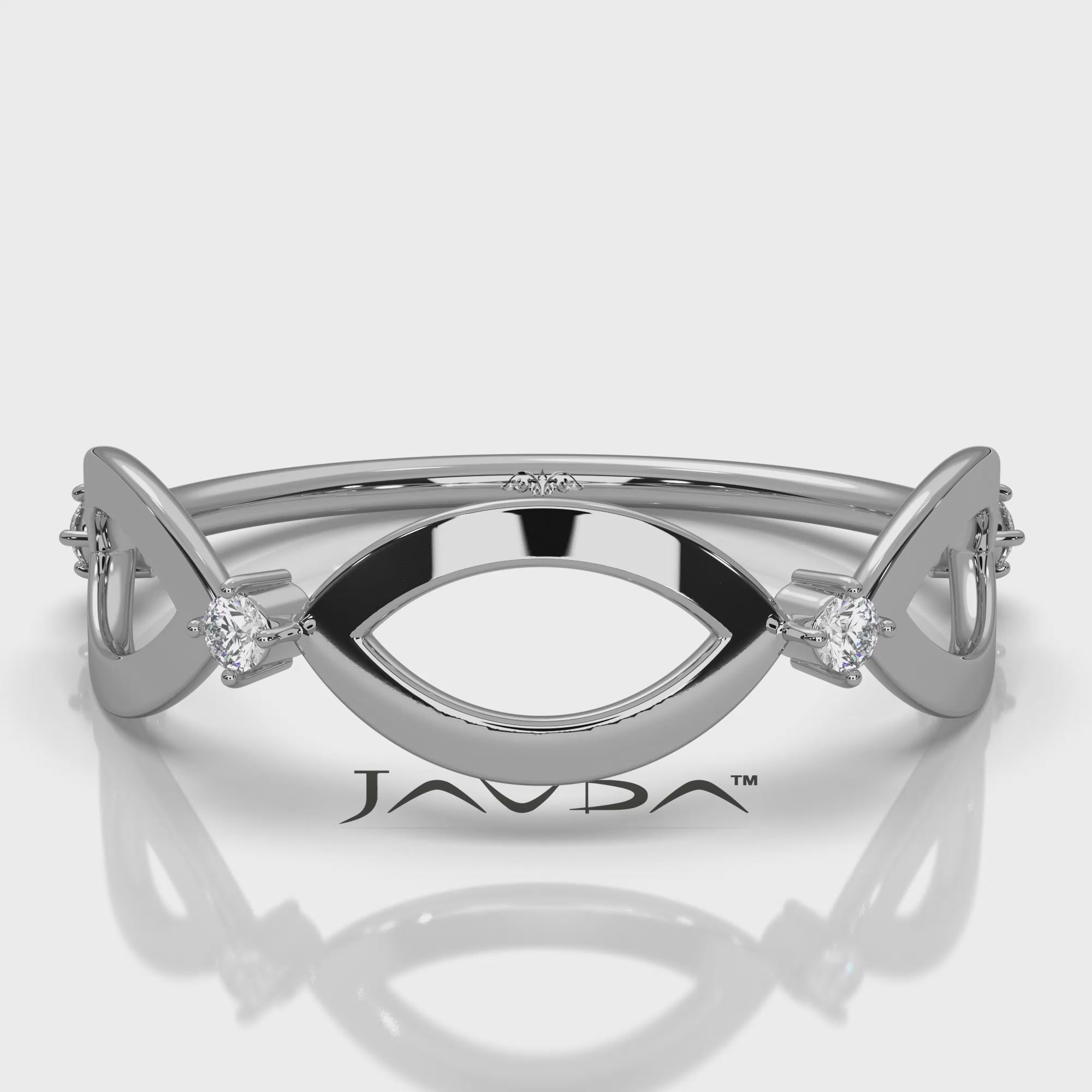 Delicate Minimalist Round Lab Diamond Prong Set Fashion Ring 0.05ctw.