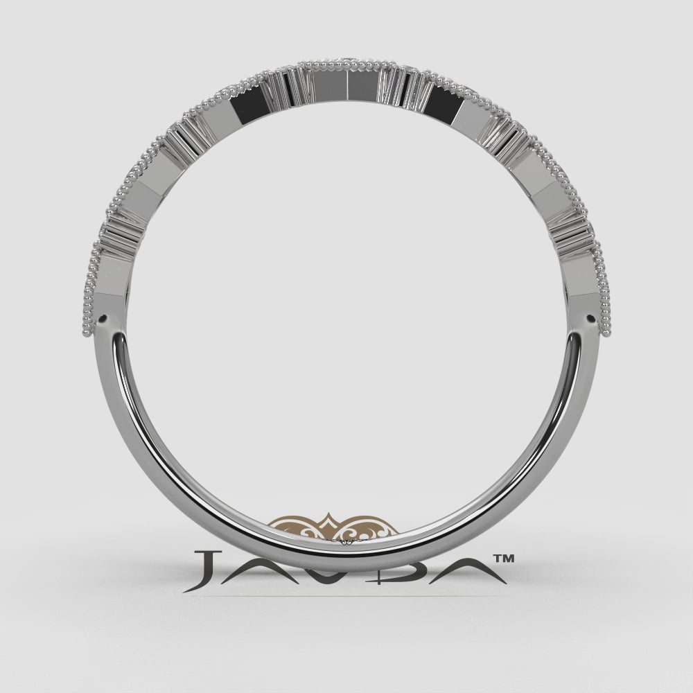 Milgrain Edge Kite Design Lab Diamond Fashion Ring 0.08ctw.