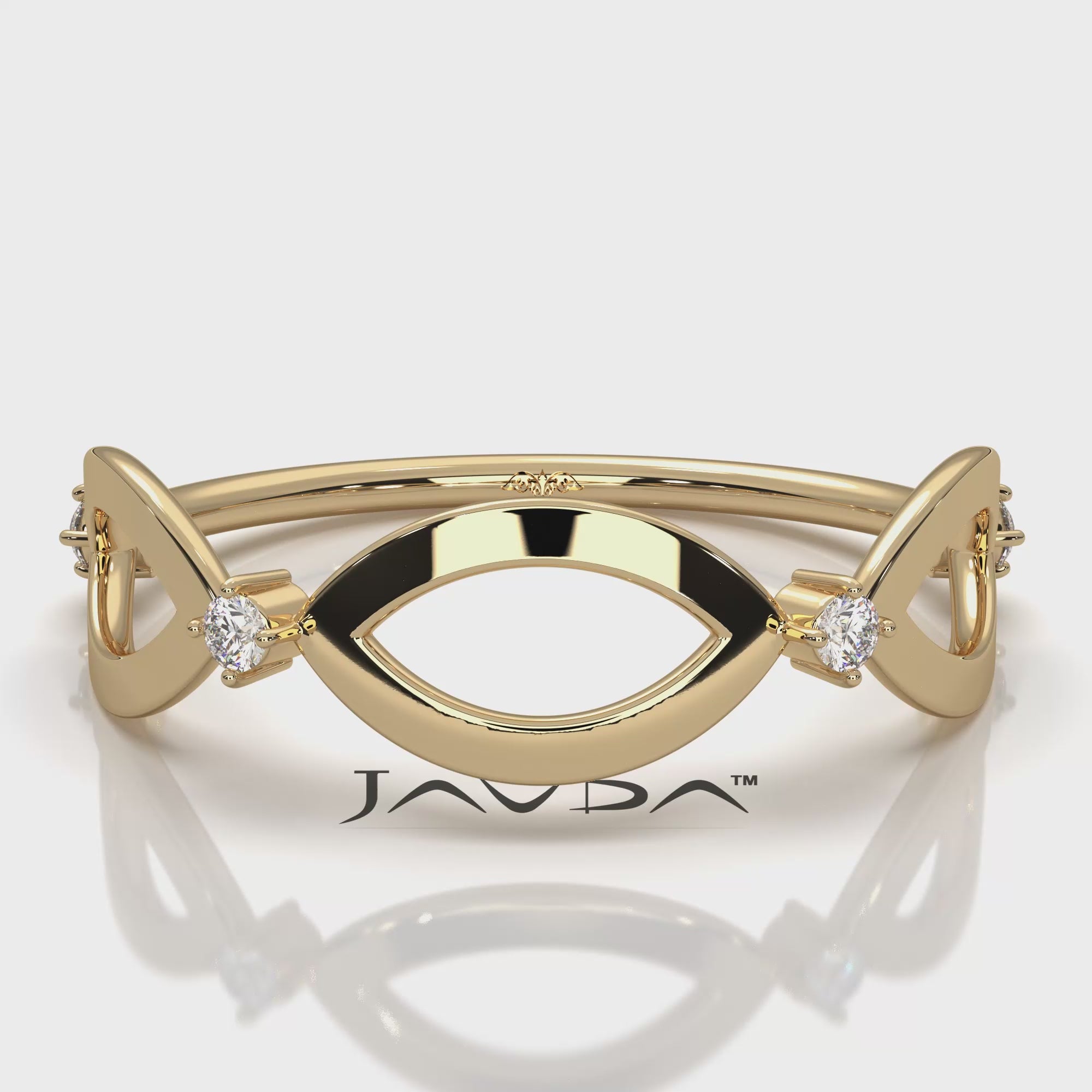 Delicate Minimalist Round Lab Diamond Prong Set Fashion Ring 0.05ctw.